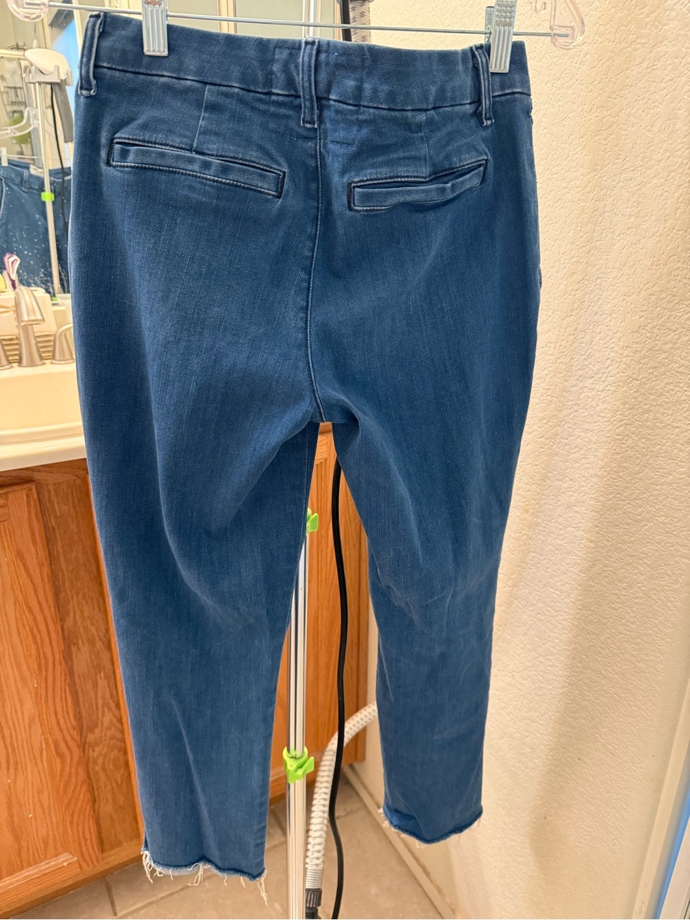 Frank & Eileen Dark Blue Cropped Slim Jeans - Picture 2 of 3